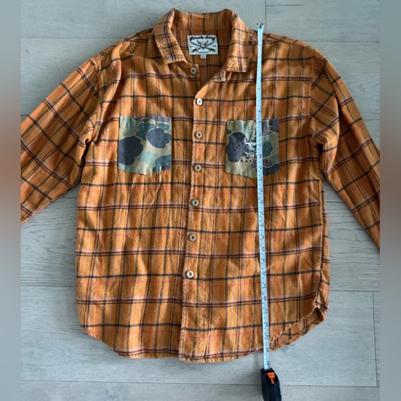 Vintage Pirate Surf Men’s Flannel Button Down size small - Picture 6 of 7